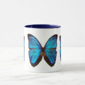 Blauer morpho Schmetterling Tasse (Zentrum)
