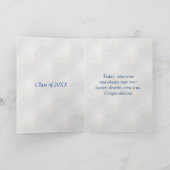 Blauer Mörtel, Abschluss und Diplom Karte (Innenseite)