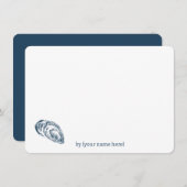 Blauer Muschelmeerküste jeden Anlaß leer Mitteilungskarte (Vorne/Hinten)