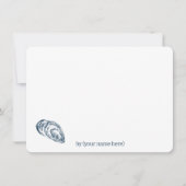 Blauer Muschelmeerküste jeden Anlaß leer Mitteilungskarte (Vorderseite)