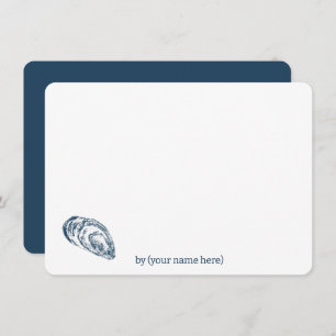 Blauer Muschelmeerküste jeden Anlaß leer Mitteilungskarte