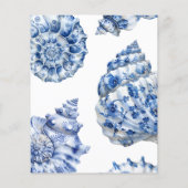 Blauer Muscheln Flyer (Hinten)
