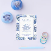 Blauer Muscheln Flyer (Einzeln)