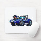Blauer Muskel Choose background color Mousepad (Mit Mouse)