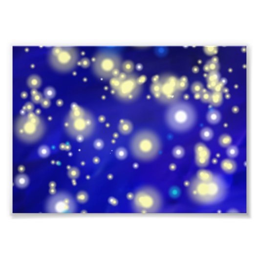 Blauer Nachthimmel 32,2 Fotodruck (Vorne)