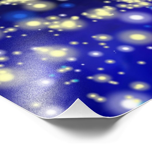 Blauer Nachthimmel 32,2 Fotodruck (Ecke)