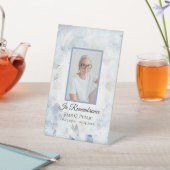 Blauer Nagel: Beerdigung des Lebens Sockelschild (In SItu)