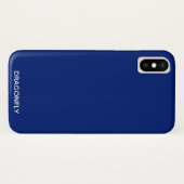 Blauer Name der Libelle Case-Mate iPhone Hülle (Rückseite (Horizontal))