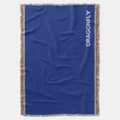 Blauer Name der Libelle Decke (Vorderseite Vertikal)