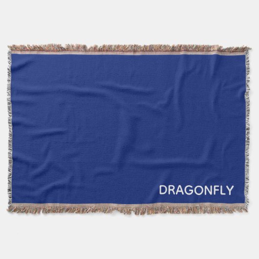 Blauer Name der Libelle Decke (Vorderseite)