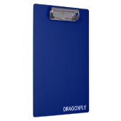 Blauer Name der Libelle Klemmbrett (Rechts)