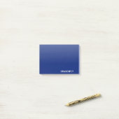 Blauer Name der Libelle Post-it Klebezettel (Auf Schreibtisch)