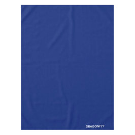 Blauer Name der Libelle Tischdecke