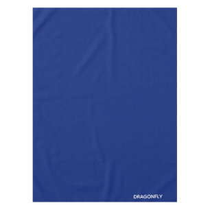 Blauer Name der Libelle Tischdecke
