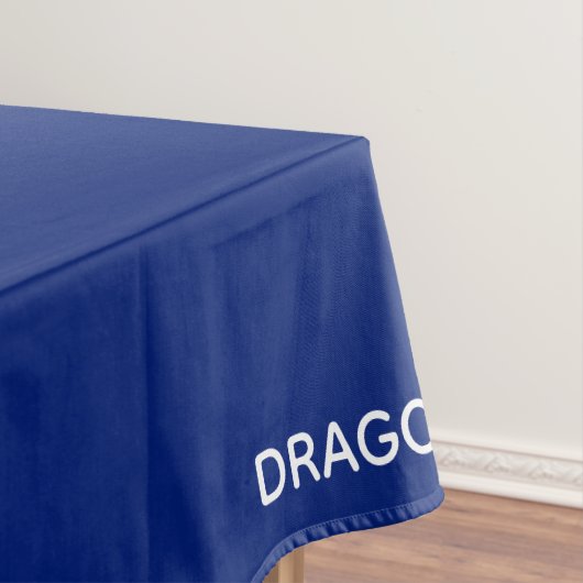 Blauer Name der Libelle Tischdecke (Beispiel)