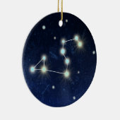 Blauer Name der Löwe-Konstellations-| Keramikornament (Rechts)