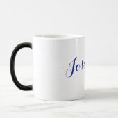 Blauer Name Josephine Morphing Tasse (Links)