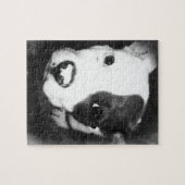 Blauer Nase Pitbull Welpe Puzzle (Horizontal)