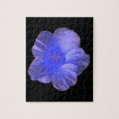 Blauer Nasturtium Blume Puzzle (Vertikal)