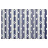 Blauer Navy-Anker/blauer und weißer Streifen 2 Stoff (Fat Quarter (45,7 x 55,9 cm))