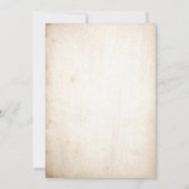 Blauer Navy Blush Rustikales Botanisches Foto Save The Date (Rückseite)