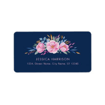 Blauer Navy Blütenrosa Farbe der Blume