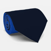 Blauer Navy Gradient Krawatte (Gerollt)