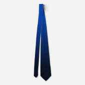 Blauer Navy Gradient Krawatte (Rückseite)