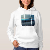 Blauer Nebel am blauen Morgen hyper real 4k Ohrkan Hoodie (Vorderseite)