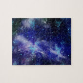 Blauer Nebel Galaxy Jigsaw Puzzle (Horizontal)