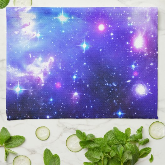 Blauer Nebel Handtuch (Gefaltet)