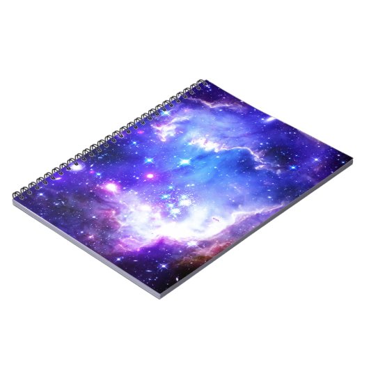 Blauer Nebel Notizblock (Linke Seite)