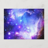 Blauer Nebel Postkarte (Vorderseite)