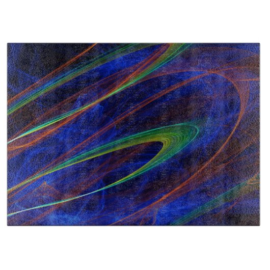 Blauer Nebel Schneidebrett (Vorderseite)