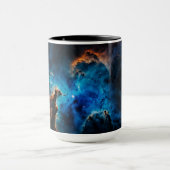 Blauer Nebel Wolken AI Konzept Kunst von Xzendor7 Tasse (Zentrum)