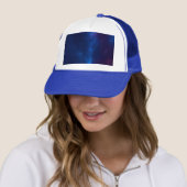 Blauer Nebelhut Truckerkappe (Beispiel)