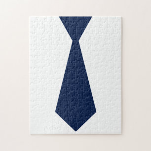 Blauer Necktie Vatertag Frustrierendes Puzzle
