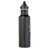 Blauer Ninja Edelstahlflasche (Links)