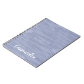 Blauer Notebook Notizblock (Linke Seite)