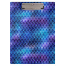 Blauer Ombre und Glitzer Dragon Scales