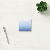Blauer Ombre-Verlauf Post-it Klebezettel (Büro)