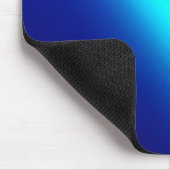 Blauer Omermondlicht Doppelstreifen Mousepad (Ecke)