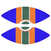 Blauer Orange Green 2 Panel Design Football (Paneele)