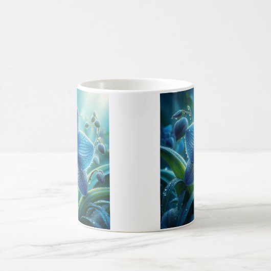 Blauer Orchid Kaffeetasse (Mittel)