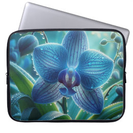Blauer Orchid Laptopschutzhülle