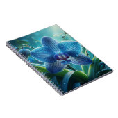 Blauer Orchid Notizblock (Rechte Seite)