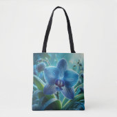 Blauer Orchid Tasche (Vorderseite)