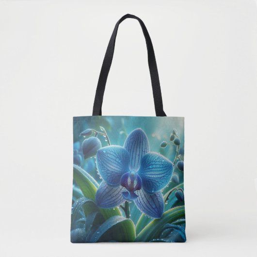 Blauer Orchid Tasche (Vorderseite)