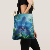 Blauer Orchid Tasche (Von Nahem)