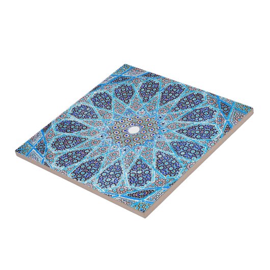 Blauer Orient Fliese (Seite)